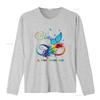 I Wear Blue for Autism Awareness Month Kids T Shirt vintage Washed Top For Everyday Wear designer clothes Versatile Slightly