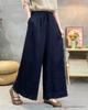 Spring 2026 Linen Elastic-Waist Wide-Leg Pants: Artistic, Versatile, Casual, Comfortable