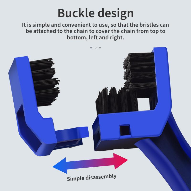 Motorcycle Parts Motorcycle Chain Brush Cleaner Plastic Bicycle/Moto Brush Clean Chain Cleaner Outdoor Scrubber Road Care Tools