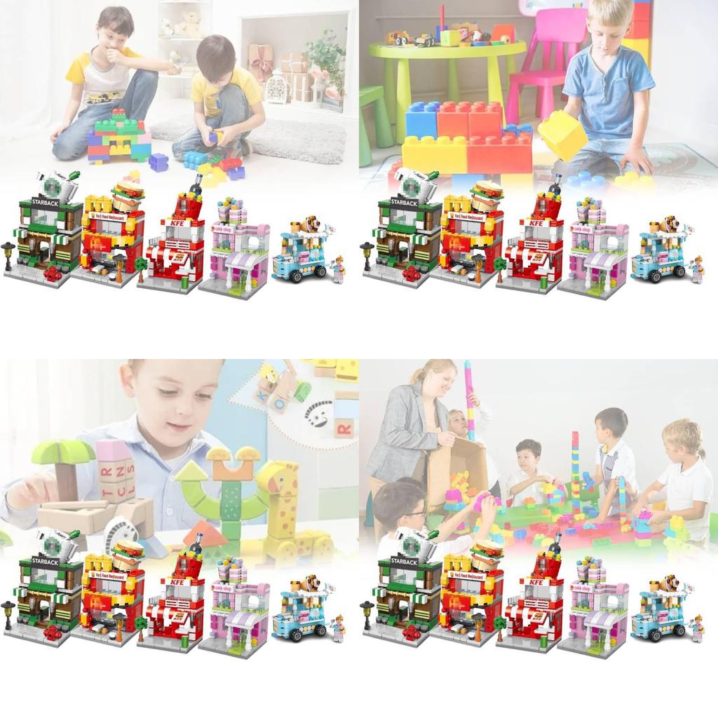 Creative And Colorfulcompatiblekids Educational Building House Toy