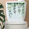 Wholesale of Green Plant Leaf Bathroom Toilet and Toilet Stickers for Home Beautification and Decoration