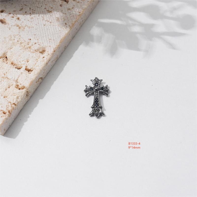 

LZ19 Элегантные Темные Барочные Циркониевые Аксессуары для Нейл-арта