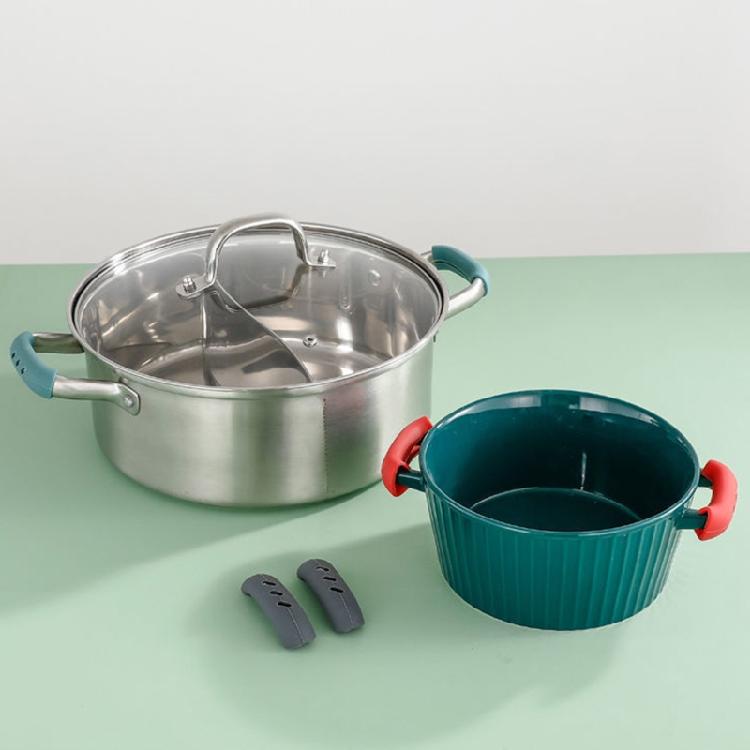 Pan Handle Sleeve Non-Slip Heat Resistant for Cast Iron Pot Woks Frying Pans