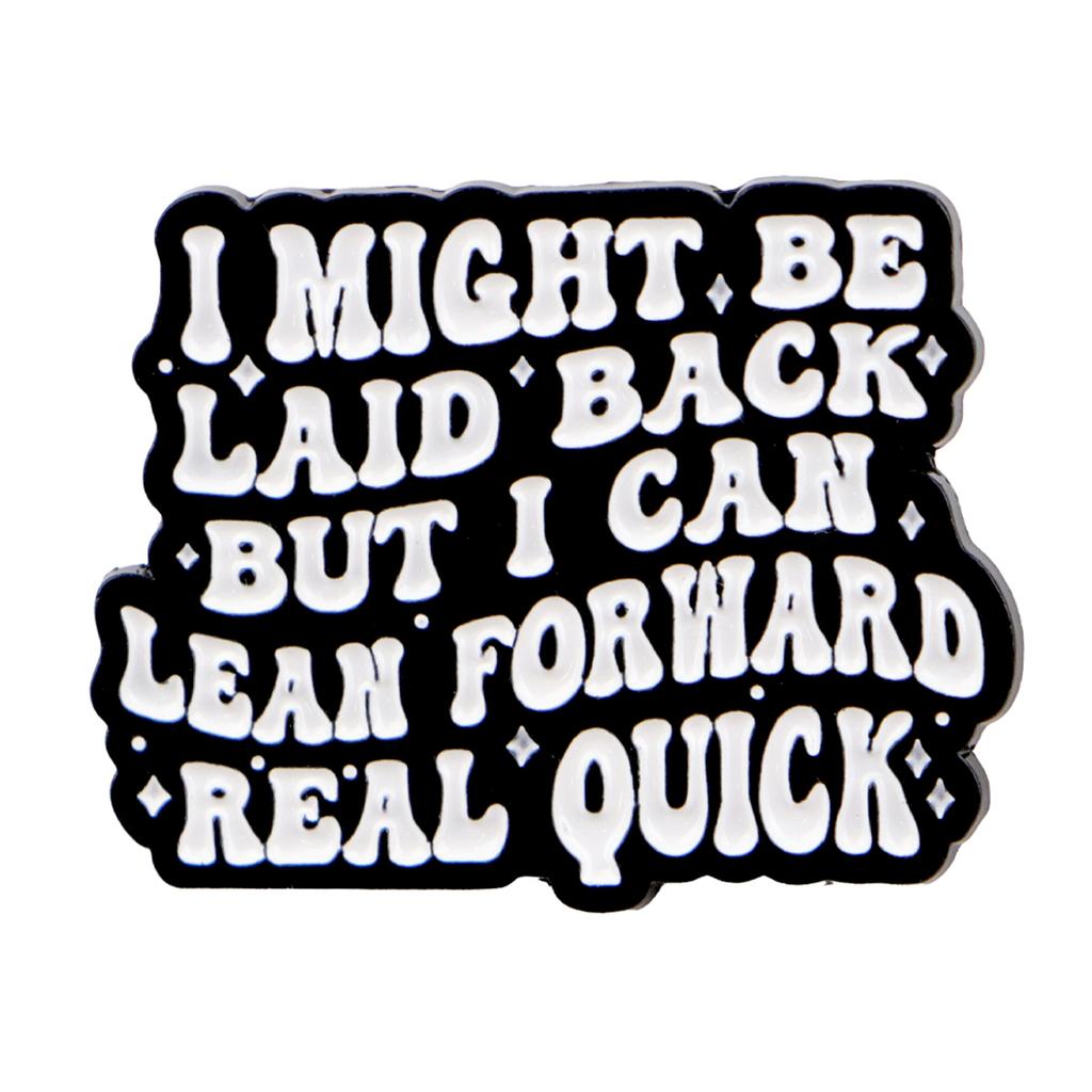 Funny Quotes Enamel Pins Cartoon Animals Goose Cat Brooch Lapel Pin Badge On Backpack Clothing Accessories Fashion Jewelry Gifts