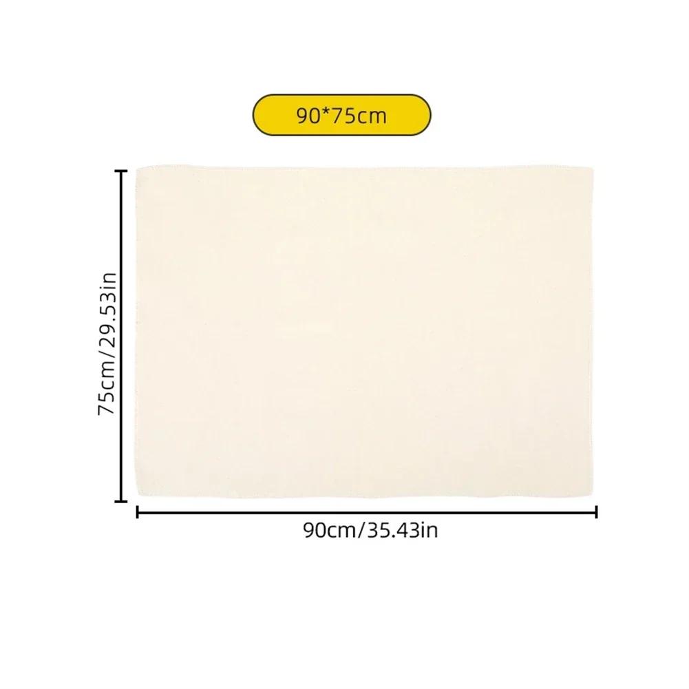 5pcs Fermented Cloth Dough Bakers Pans Bakers Dough Couche Cotton Pastry Proofing Cloth Baking French-Bread Baguettes Loafs