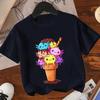 2026 Axolotl Kawaii T Shirt Kid Summer Fashion T Shirt Children Streetwear Boba Axolotl Anime Casual Child Clothing Tshirts