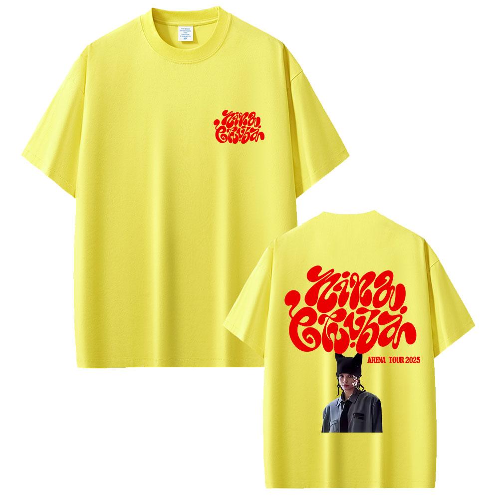 Rapperin Nina Chuba Arena Tour 2025 T-Shirt Herren Damen Hip Hop Mode Popmusik T-Shirts Herren Freizeit Baumwolle Übergroße T-Shirts