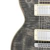 ARIA ProII SBK Black Flame Maple Top PE Series Les Paul Type Electric Guitar Black PE-700 See-through See-through