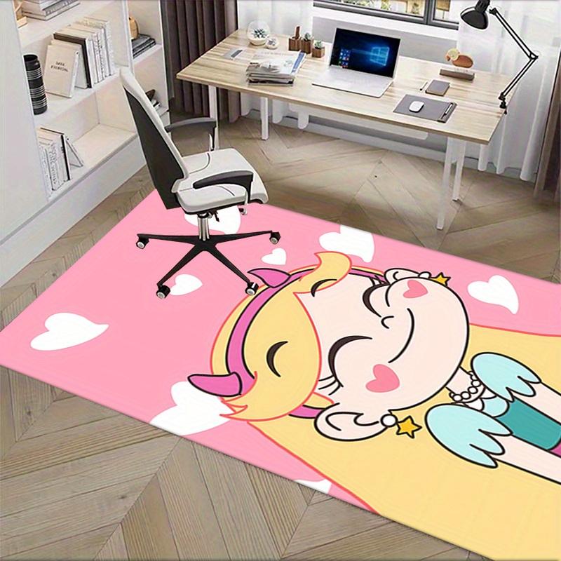 1pc Star Vs. the Forces of Evil Office Carpet Soft Polyester Entrance Carpet Washable Non-slip Machine Washable Indoor Carpet Table Entrance