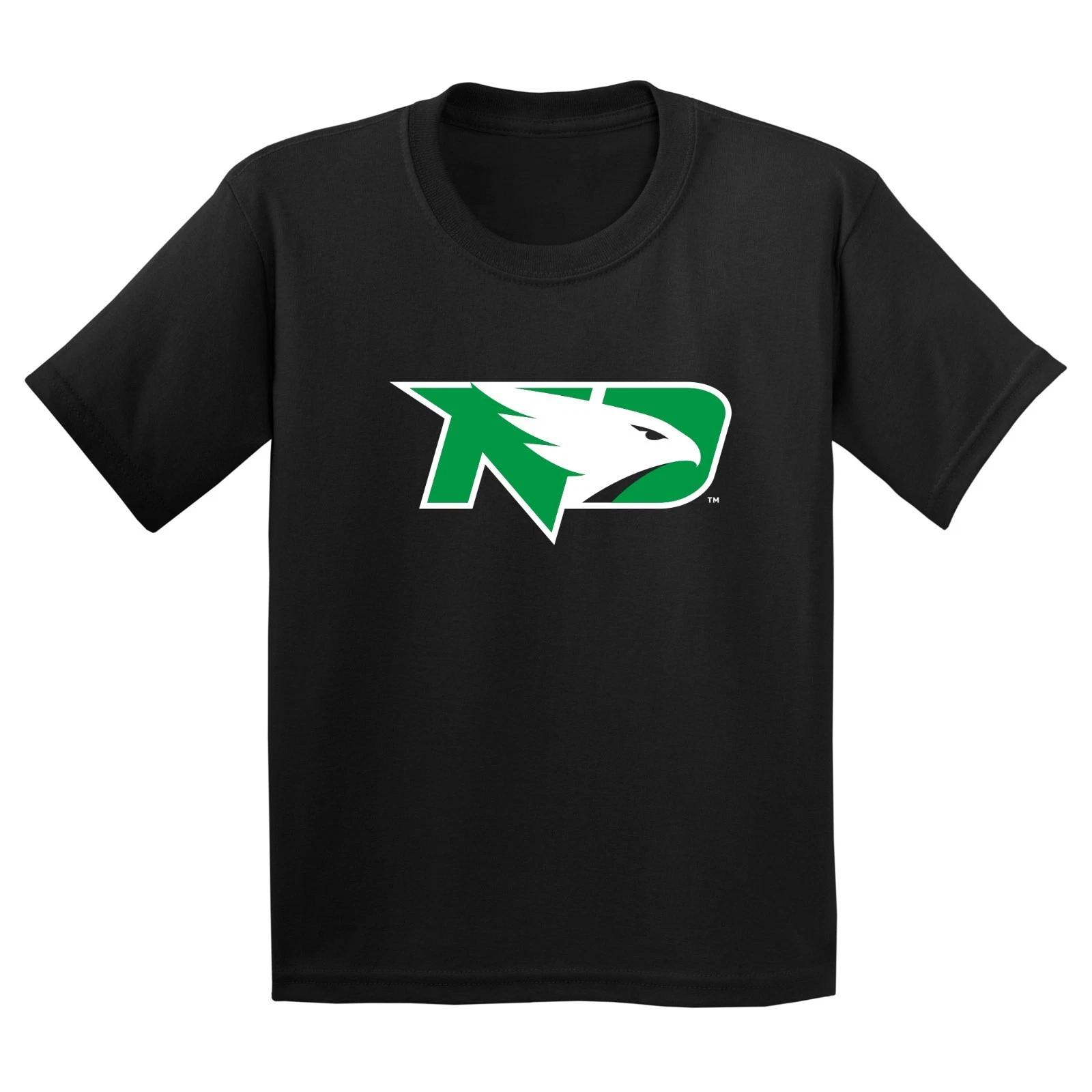 North Dakota Primary Logo Youth T-Shirt - Black M