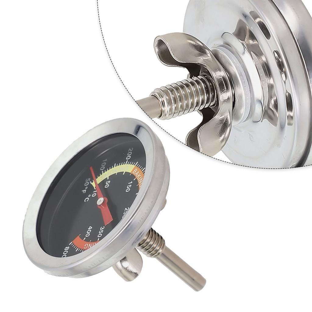 Fitment BBQ Stainless Steel Temperature Gauge High Temperature Gasket