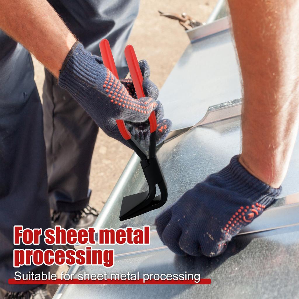Zaginarki ręczne do blachy metalowej stalowej Wytrzymałe szczypce do gięcia i prostowania metalu Zestaw narzędzi do blachy prosty/45°/90°