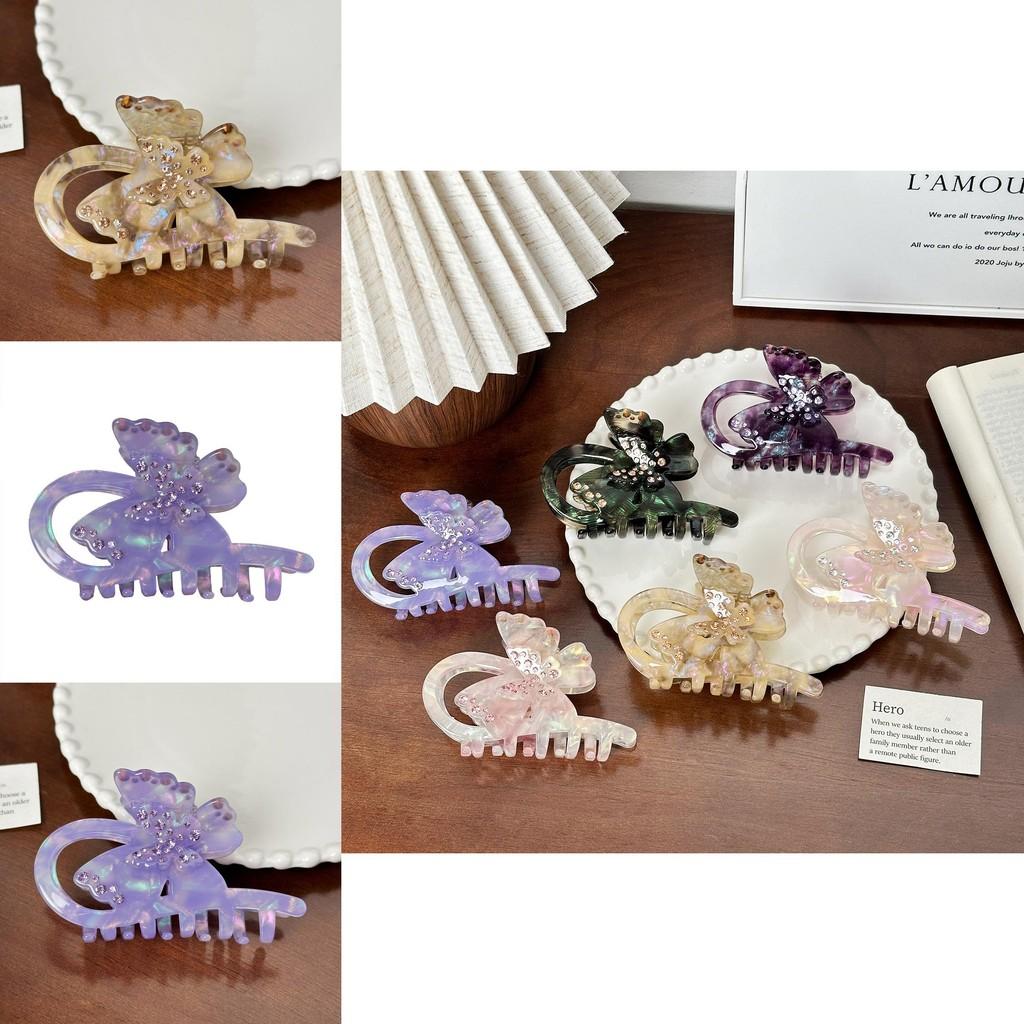 Stylish Large Butterfly Hair Grab Clip In Assorted Colors For Fashionable Updos