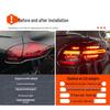 LED Taillight Assembly with Flowing Turn Signal for 2011-2014 Porsche Cayenne - Includes Brake and Fog Lights.