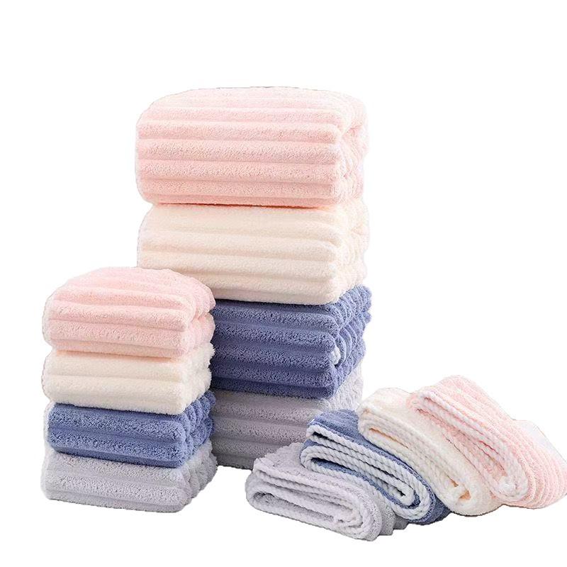 Terry Coral Fleece Microfiber Bath Towel - Soft, Absorbent, Quick-Drying Beach Towel Gift
