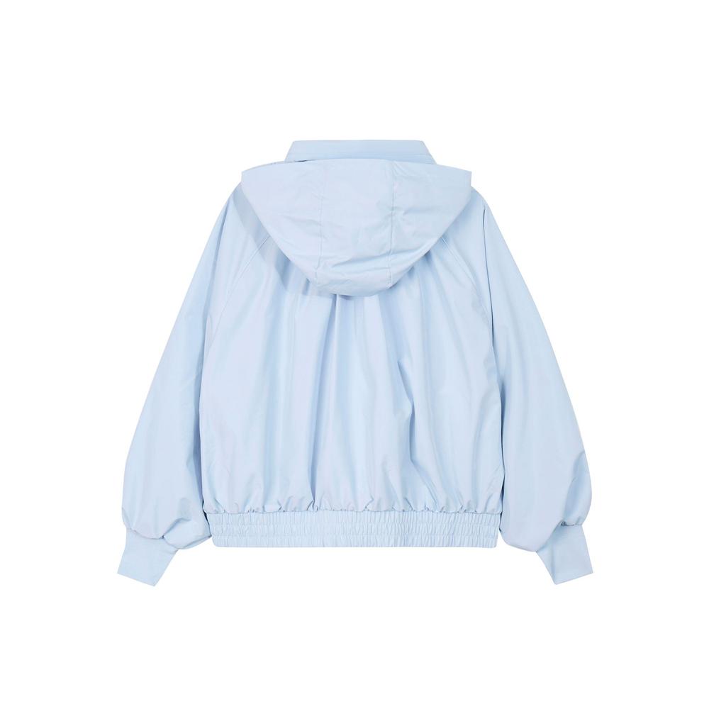 adidas Giacca Casual Monocolore con Cappuccio e Maniche Lunghe da Donna Giubbotti Blu IM8843
