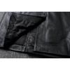 Chinese Size Long Men Leather Coat Genuine Soft Cow Leather Classic Double Breasted Turn Down Collar Leather Jackets For Men Clothing Autumn