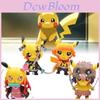 Adorable Pikachu Cosplay Demon Slayer Nezuko And Inosuke Model Toy Figure Collection