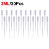 20-60 Stück 1/2/3 ml Transparente Pipetten Tropfer Einweg Sicherer Kunststoff Transferpipette Skalenpipette Kleine Laborbedarf