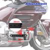 Motorcycle Rider Adjustable Foot Pegs Fit For GL1800 Gold Wing 2004-2013 2014 2015 2016 2017 Footrest Kit Highway Peg Mounts