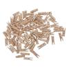 100pcs Wooden Pegs Clothes Pins Clips 25*3mm
