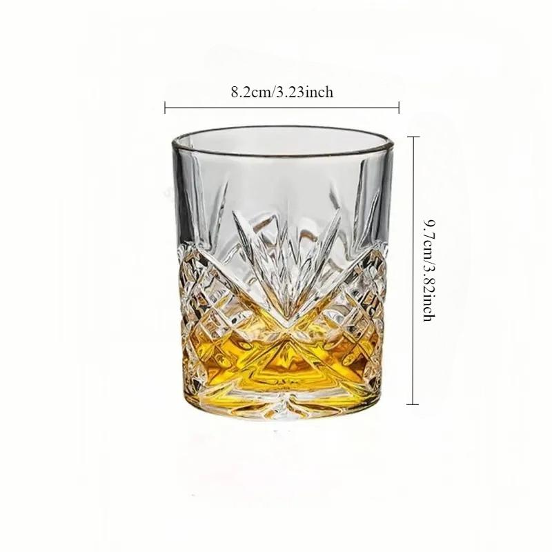 330ml/350ml Personalized Household Water Cups Creative Water Cups Crystal Glass Cups Juice Cups Beer Mugs Engraved Wine Glass 1pcs