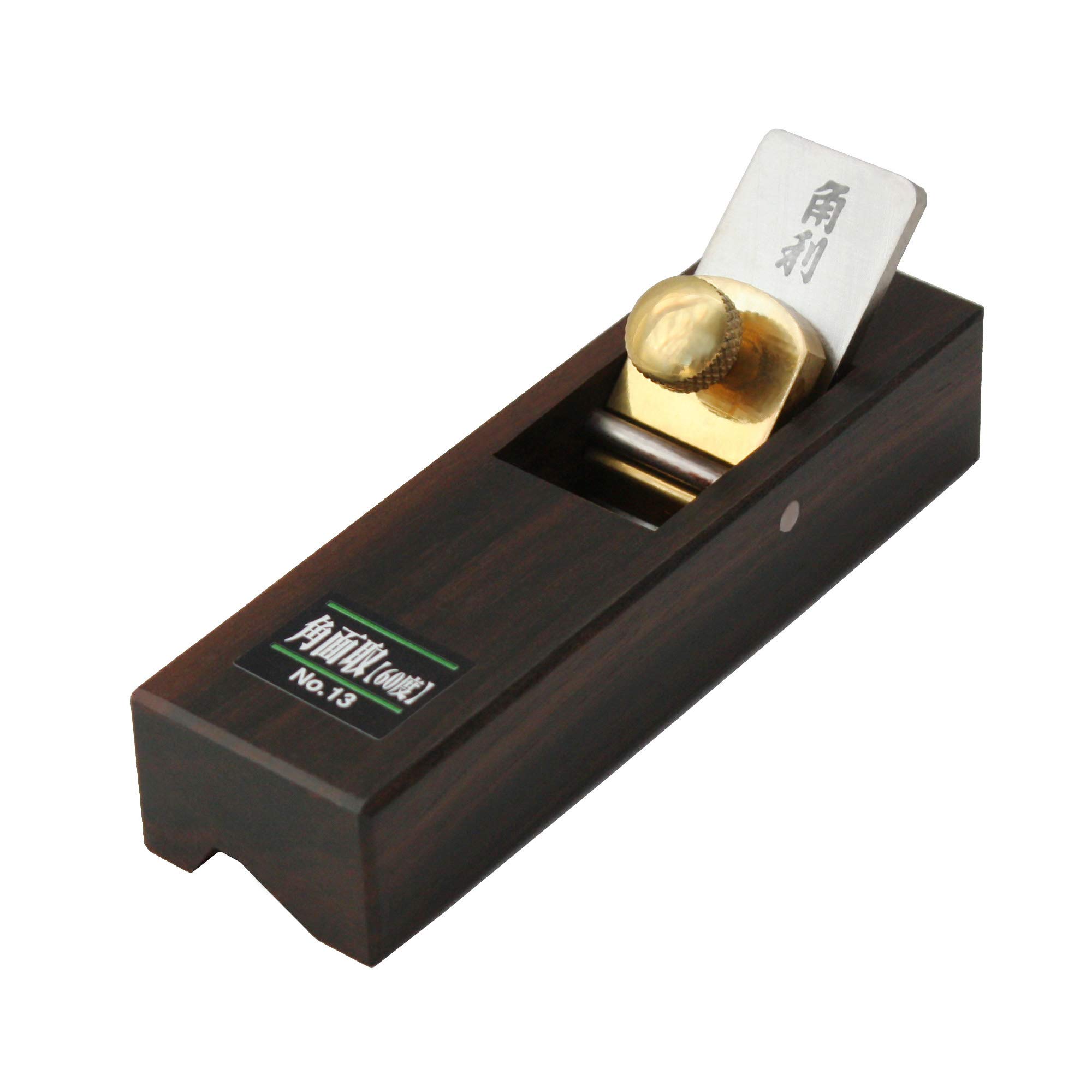 

KAKURI Ebony Plane with Storage Mini Plane for Fine and Other Cutting Model 41662 Case, No. 13, 60-Degree Chamfering, Carving, DIY, Woodworking, темно-коричневого