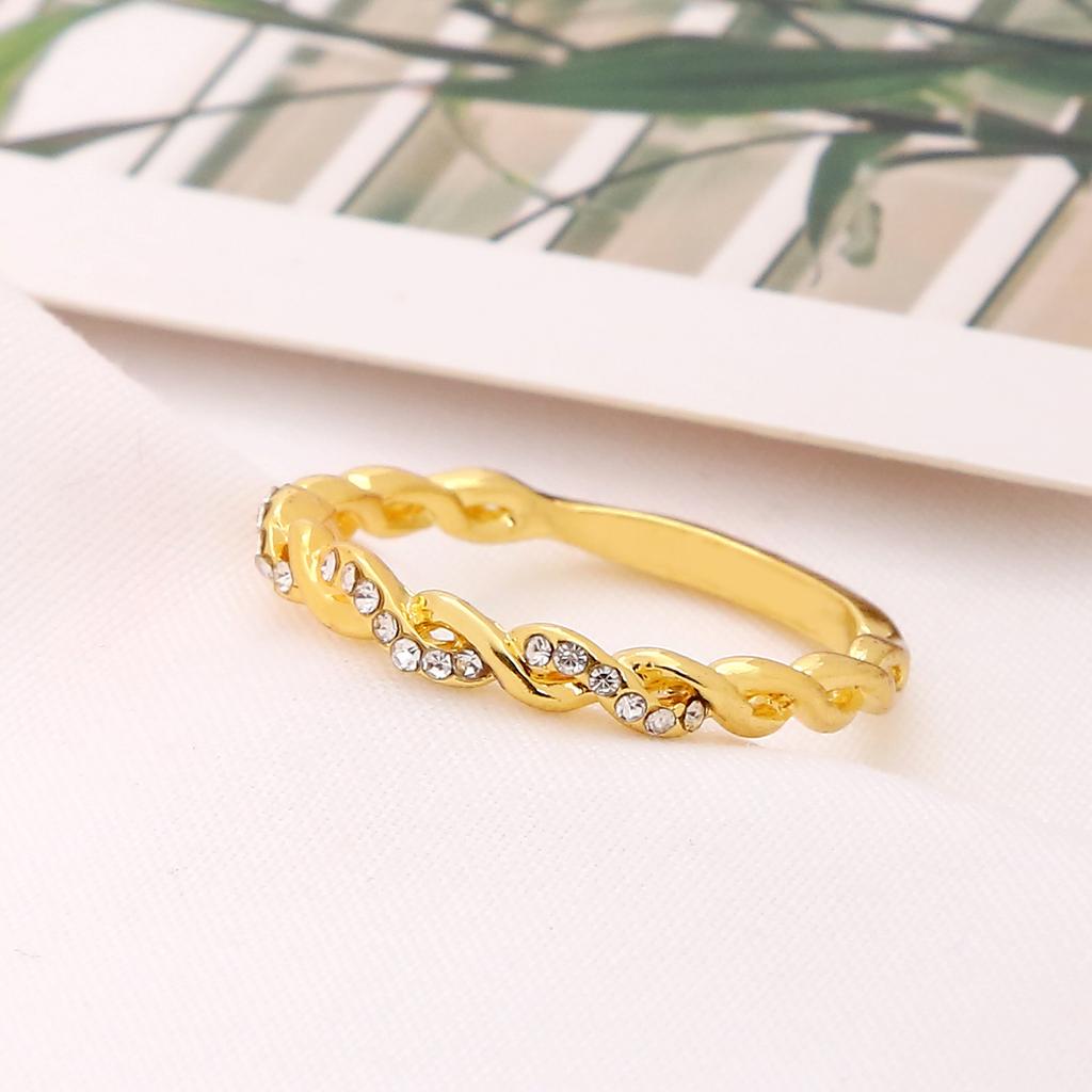 New Twisted Ring - Rose Gold Minimalist Finger Ring Jewelry