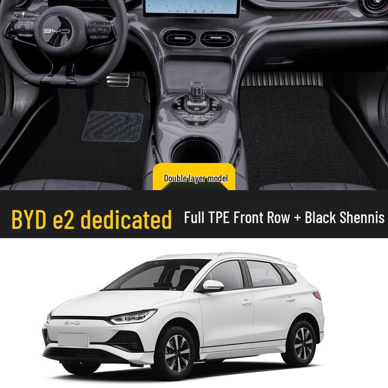 BYD e2 Luxury TPE Floor Mat - Full Coverage for Single Driver's Seat (24 Model)