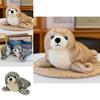 Realistic Sea Lion Stuffed Animal Plush Toy Super Soft Short Plush Marine Life Nursery Decor Gift For Kids