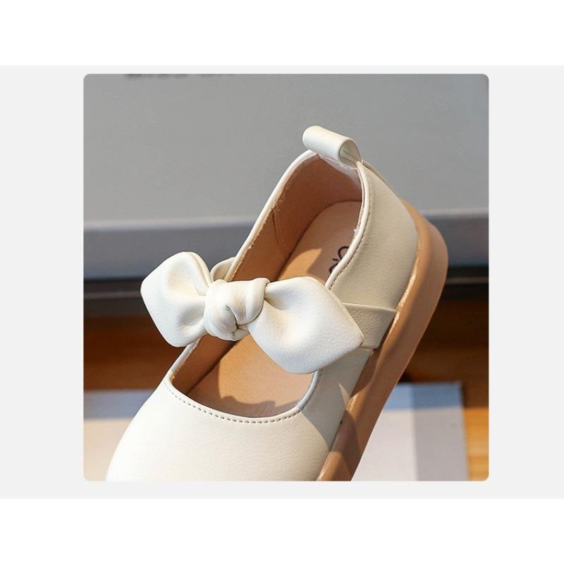 Girls' Bowknot Princess Style Shoes Soft-Sole Casual for Girls & Toddlers Elegant Youth Shoes Cute Girls Comfortable Shoes
