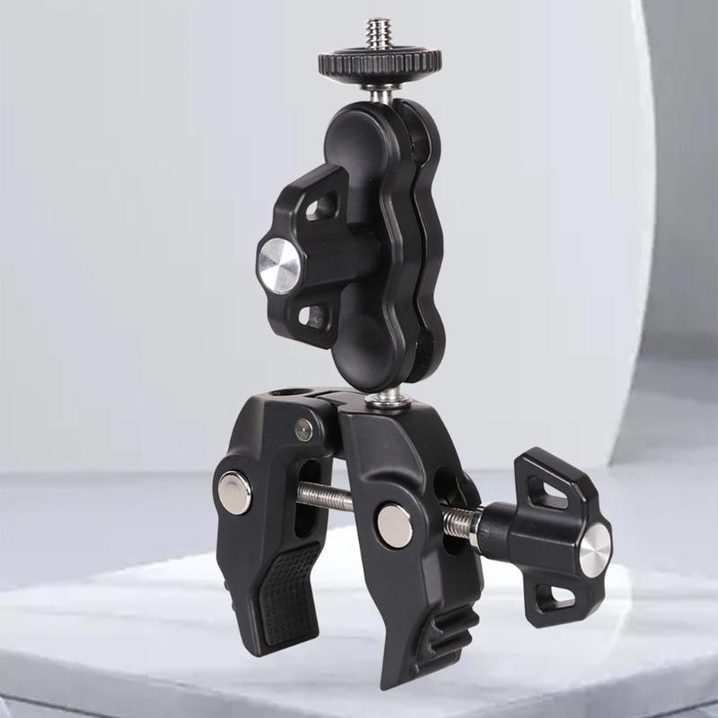 Heavy Duty Aluminum Clamp For Photography Studio Equipment Mounting Large Capacity Heavy Duty Mounting Accessories