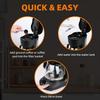 5-Cup Drip Coffee Maker, a Compact Coffee Machine with a Digital Clock and 24-hour Programmable Timer, Featuring Auto