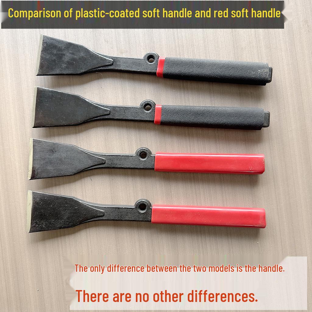 Multifunctional High Carbon Steel Chisel: Flat, Grooving, Punching, Stone Masonry, Cleaning, and Steel Pry Bar