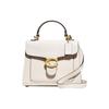 Tabby 20 Classic C Logo Top Handle Bag Women Handbag Pink White 636-B4HA