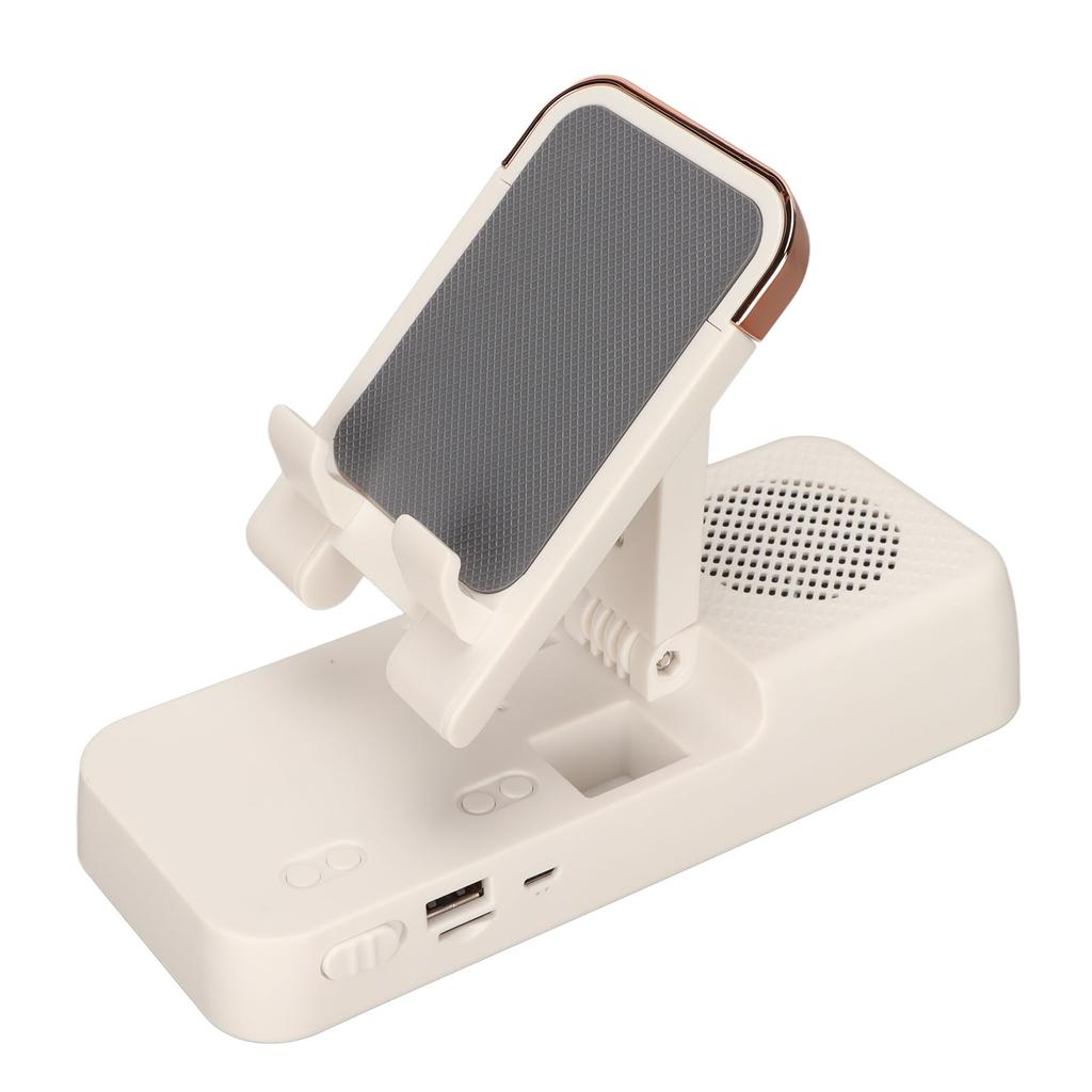 Phone Stand Bluetooth Speaker Prevent Slip HD Stereo Cellphone Holder Wireless Speaker for Tablets