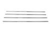 Lower Glass Moldings (stainless Steel) Hatchback, OmsaLine - Italian Stainless Steel for Chevrolet Aveo T300 2011-2020