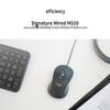 Logitech M520 Premium USB-C Wired Mouse