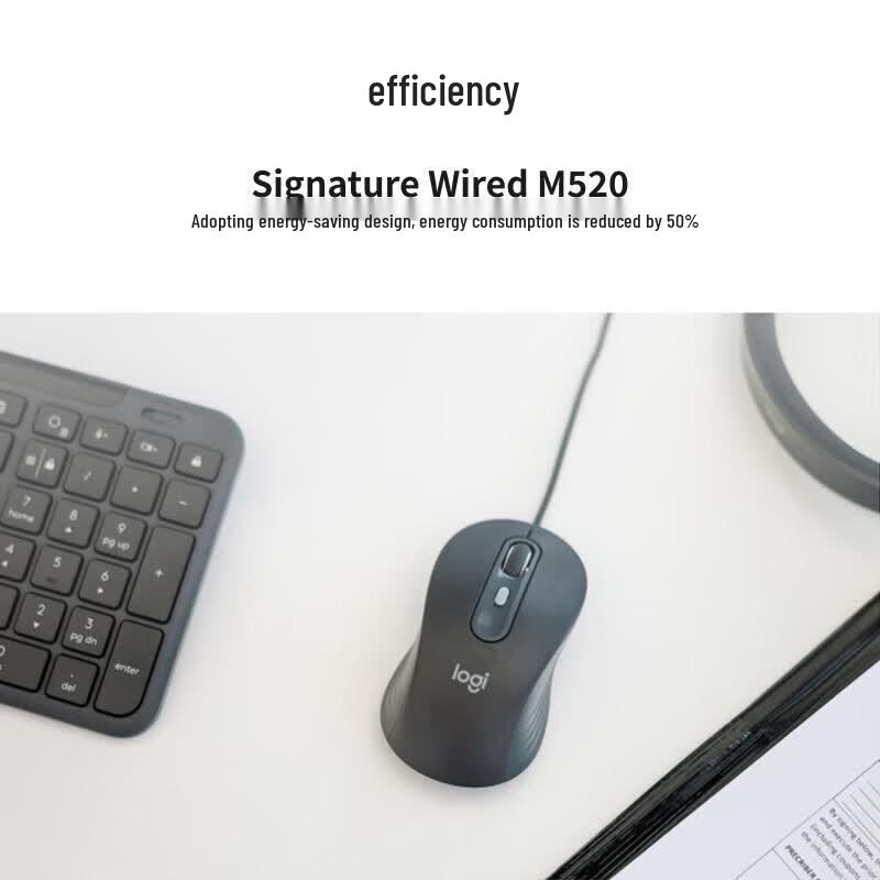 Logitech M520 Premium USB-C Wired Mouse