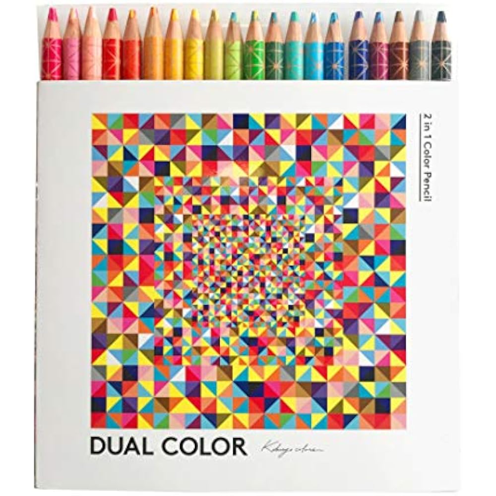 KOKUYO (KOKUYO) Colored Pencils DUAL COLOR 20 Colors KE-SP14