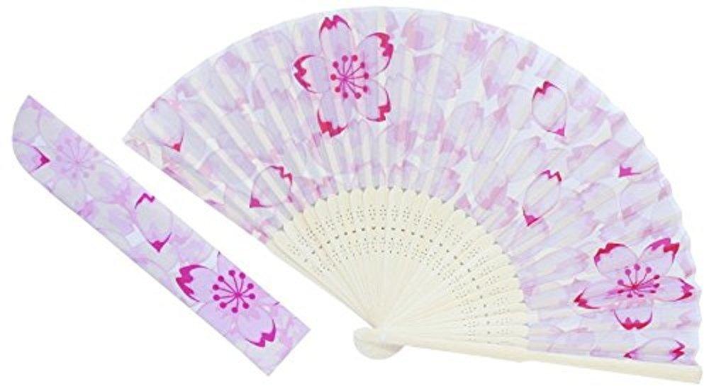 

Кёсукэ Шелковая Ажурная Вишня с Веером, Узор, Цветение, Розовый, Сумка, K-122 розовый