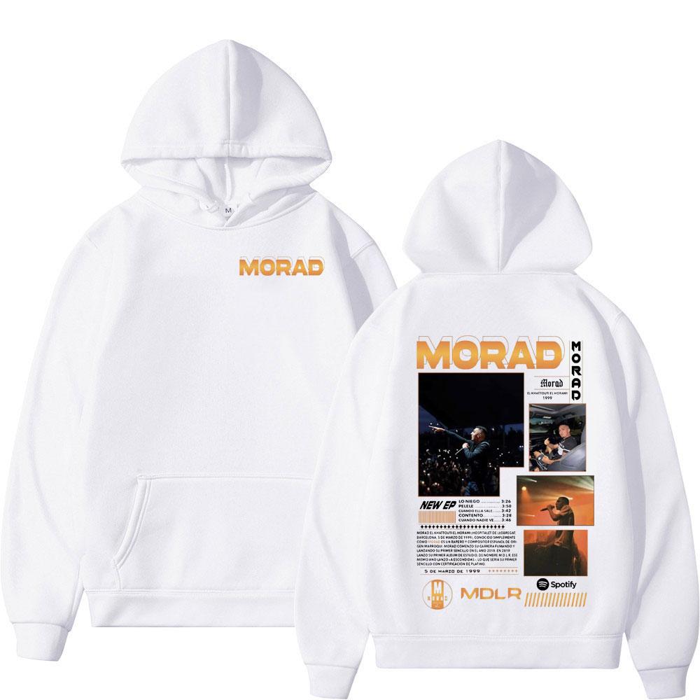 Rapper Morad Grafik Hoodie Merch Herren Damen Kleidung Mode Hip Hop Vintage Sweatshirt Lässige Oversized Langarm Hoodies