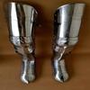 German Gothic Knight Leg Armor Full Steel Gothic Leg Guards Handmade Medieval Armor for Reenactments LARP Cosplay