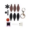 Creative Hot Air Balloon Car Accessory with Detachable Key Holders & Phone Charm DIY set for Vehicle Interior Decoration