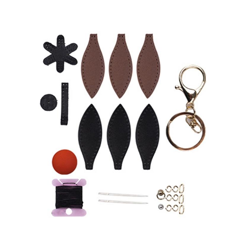 Creative Hot Air Balloon Car Accessory with Detachable Key Holders & Phone Charm DIY set for Vehicle Interior Decoration