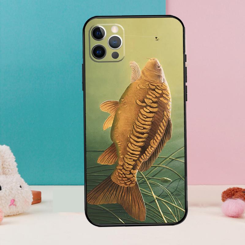 Chub Carp Fish Phone Case For iPhone 17 Air 16 15 13 12 11 14 Pro Max 12 13 Mini 15 16 Plus 16e Cover Coque