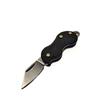 Stainless Steel Mini Folding Knife Aluminum Handle Necklace Pocket Peanut Shape Keychian Knives EDC Tool