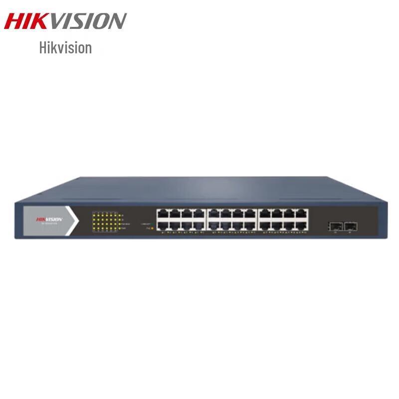 Hikvision 26-Port Unmanaged Fast Ethernet PoE Switch