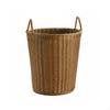 Wovendesign Plastic Bin With Handles Ventilated Basket Large Capacity Laundry Hamper for