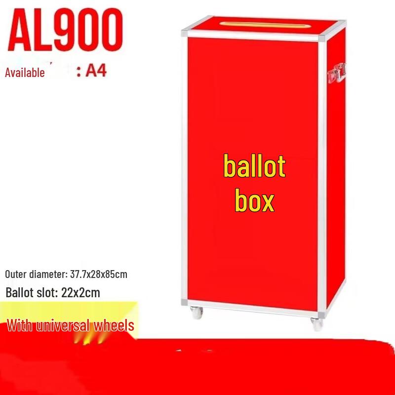 YIXI Aluminum Alloy Voting & Donation Box